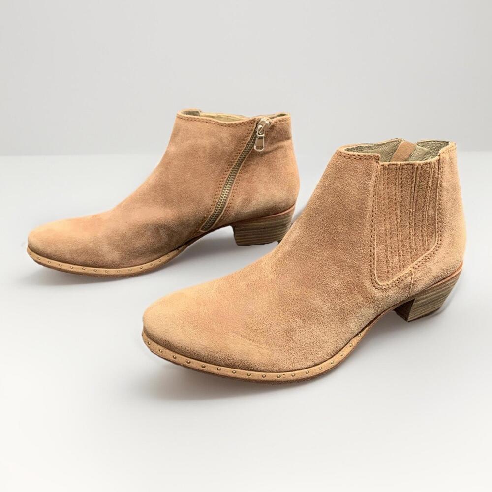 Bisous Confiture Genuine Leather Ankle Boots  Booties Sz 39 Or 8 Womens